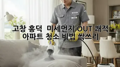 고창 흥덕 🏡 미세먼지 OUT! 쾌적 아파트 청소 비법 싹쓰리✨